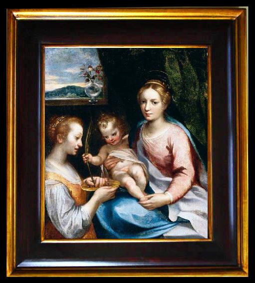 Francesco Vanni Madonna and Child with St Lucy